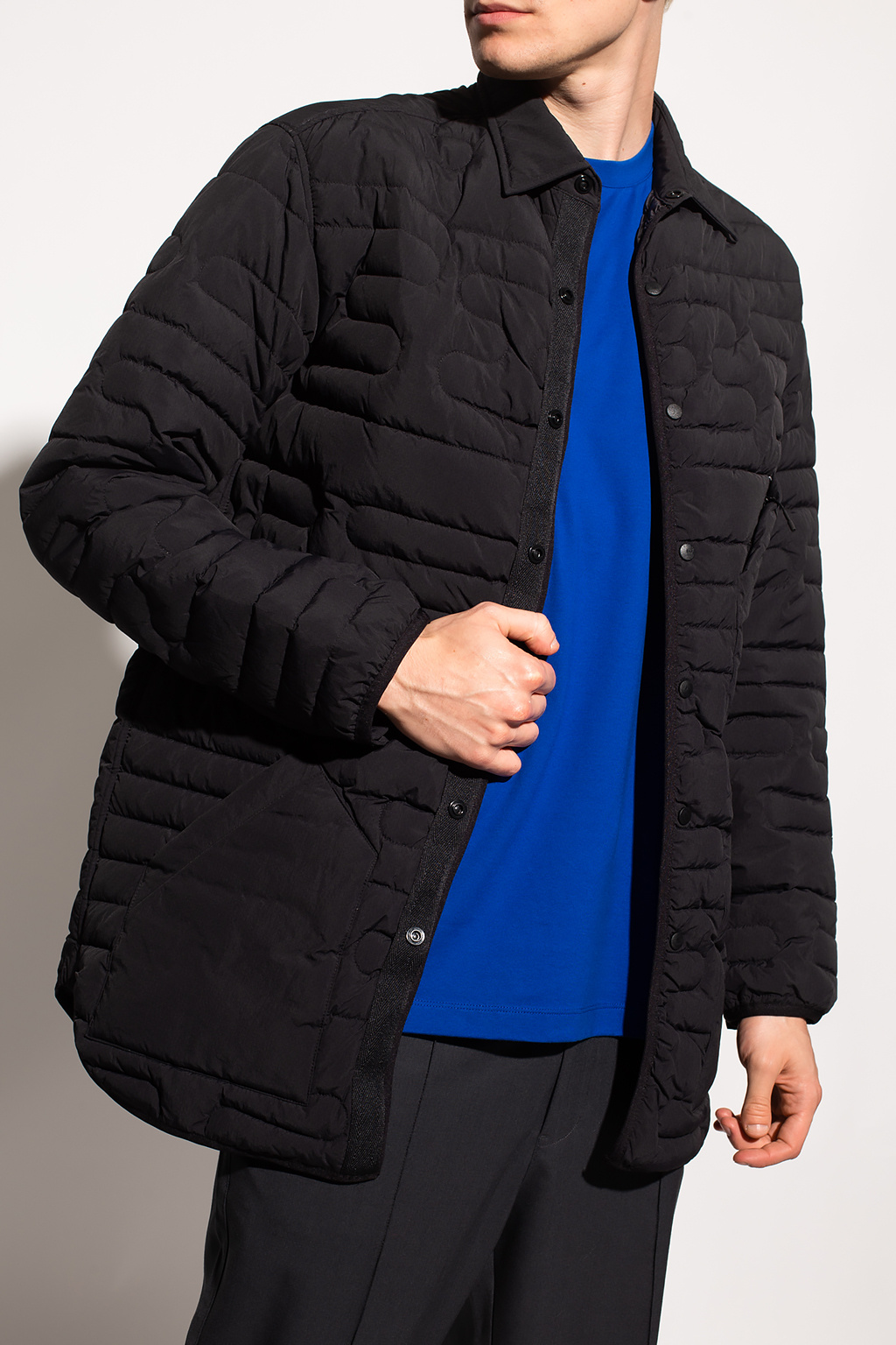 GenesinlifeShops GB - 3 Yohji Yamamoto - Black Quilted jacket